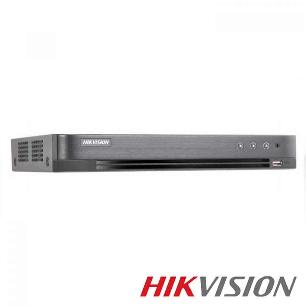 DVR 16 canale 3MP + 2 IP max 4MP, 2xHDD - HikVision DS-7216HQHI-K2/16A